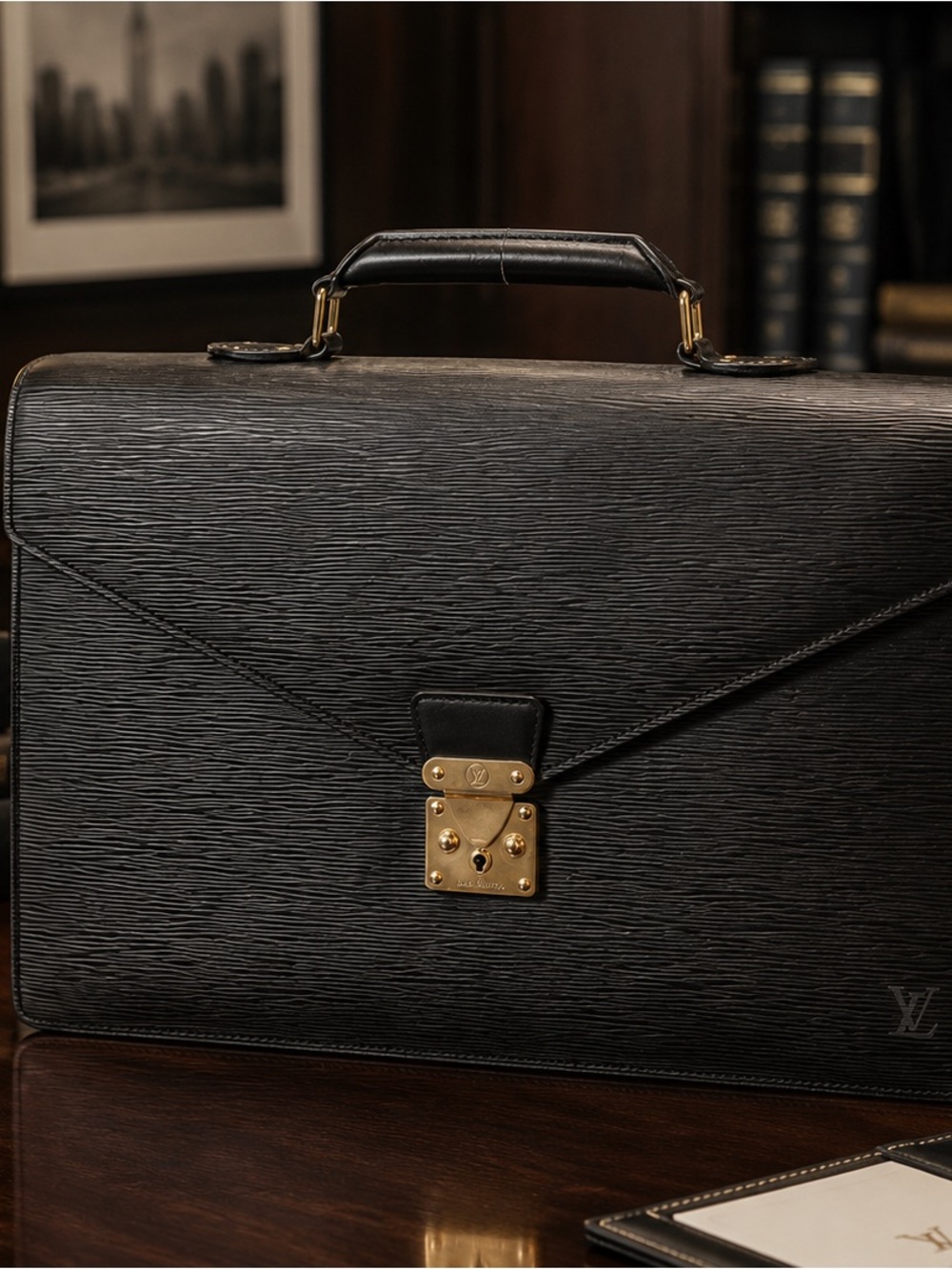 Authentic Louis Vuitton Epi Leather Briefcase - Picture 9 of 9